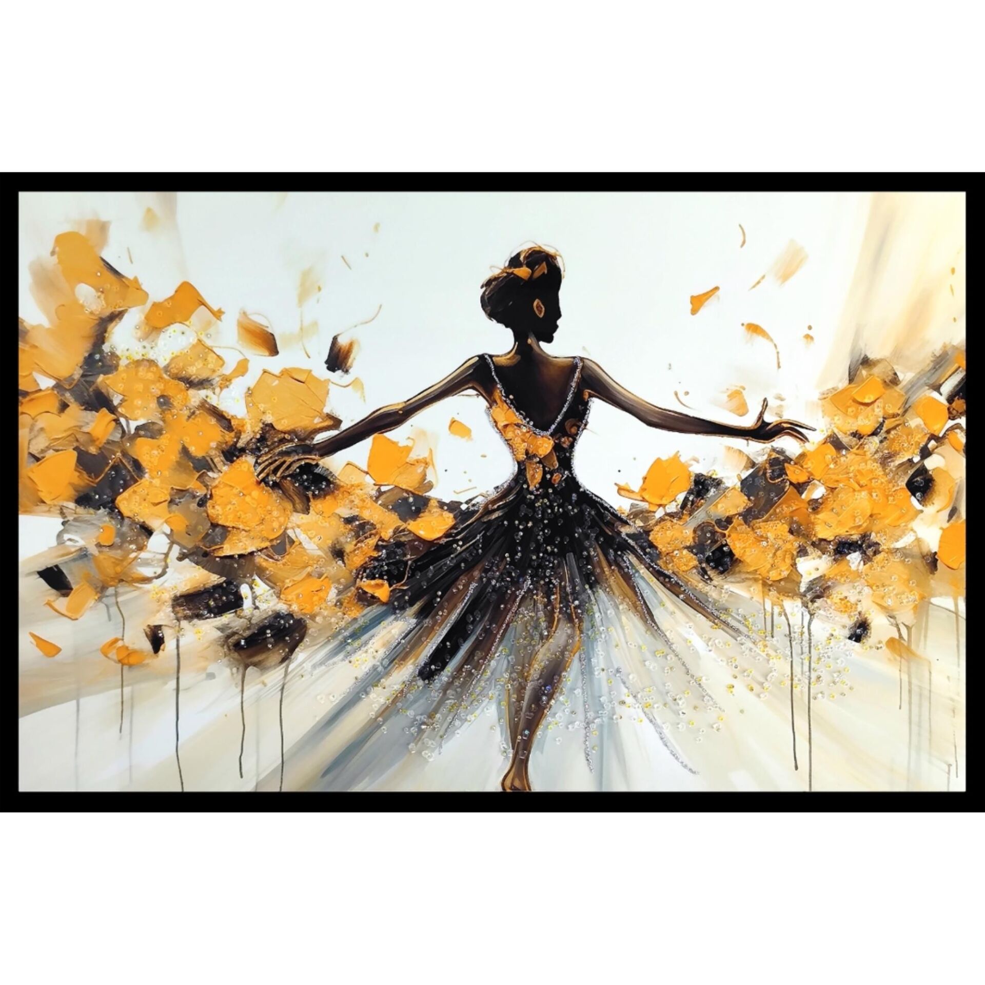 Epoksi Balerin Tablo 75x115cm