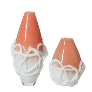 Renkli Cam Vazo 17x24cm