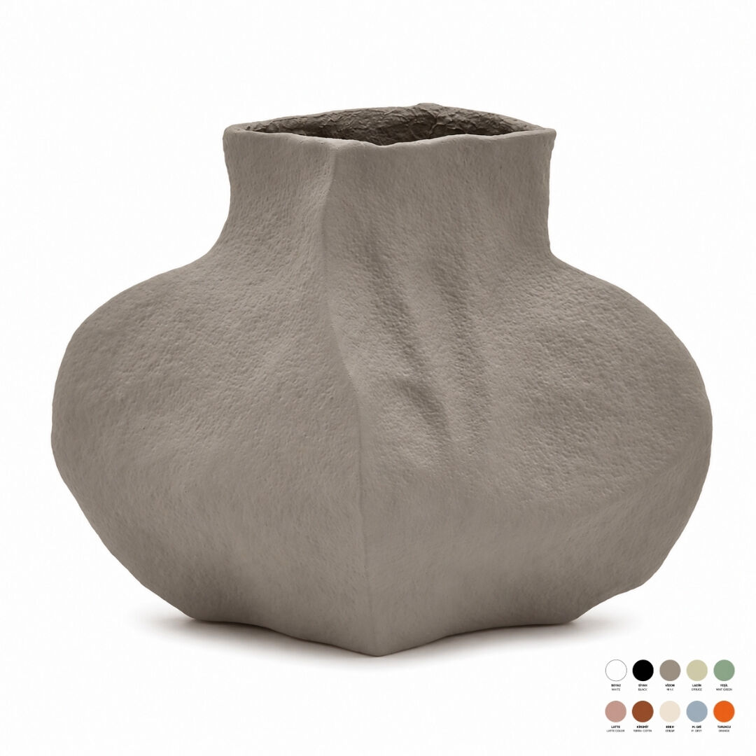 Granit Vazo Kısa 28x35cm