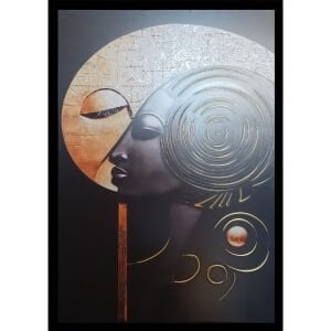Tuval Soyut Kadın Tablo 75X105cm