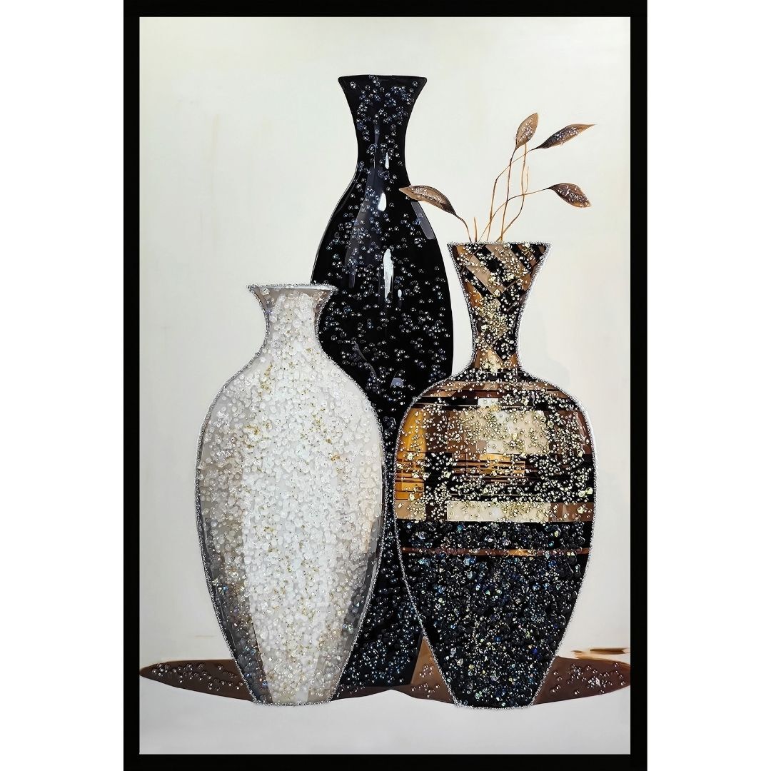 Epoksi Vazolar Tablo 85x125cm