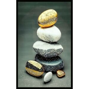 Epoksi Çakıltaşı Tablo 75x115cm