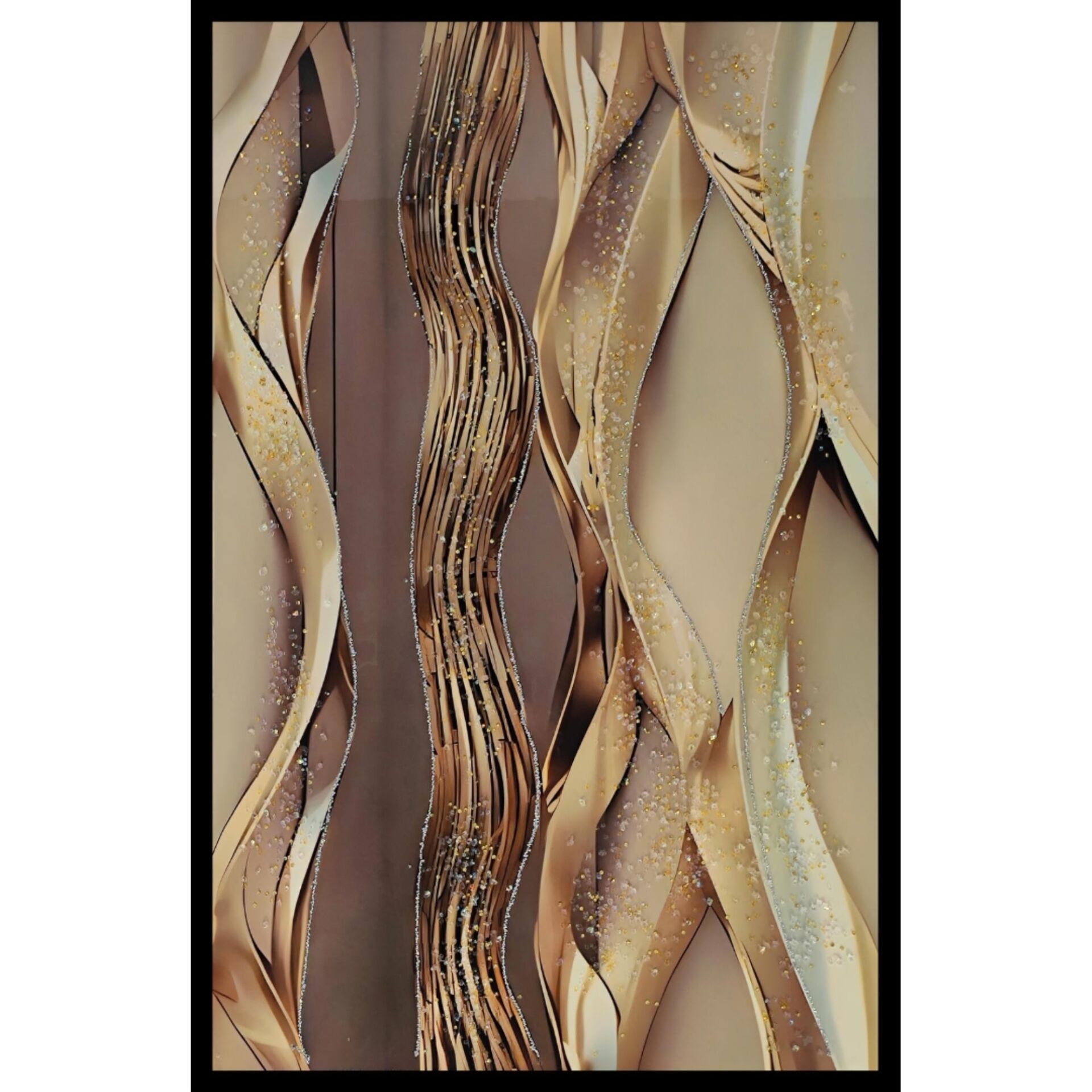 Epoksi Soyut Tablo 75x115cm