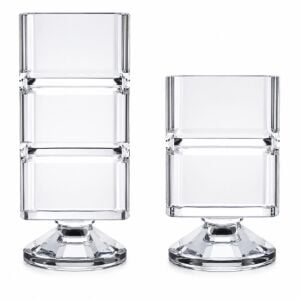 2li Set Kristal Obje 10x22cm