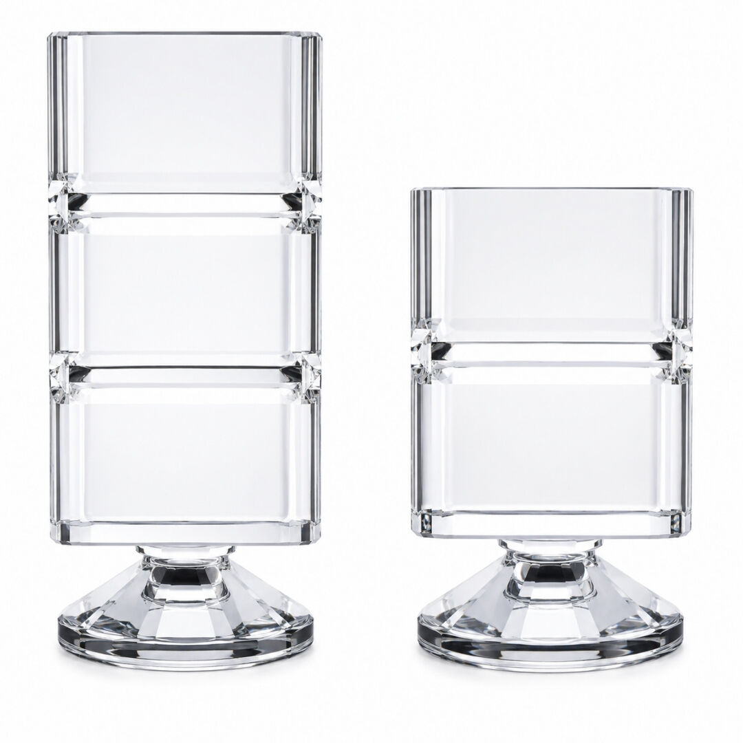 2li Set Kristal Obje 10x22cm