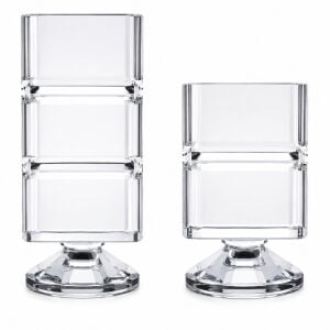 2li Set Kristal Obje 10x22cm