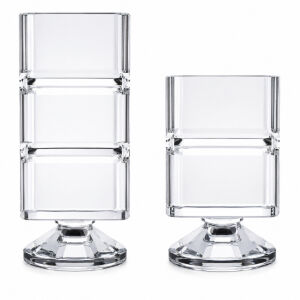 2li Set Kristal Obje 10x22cm