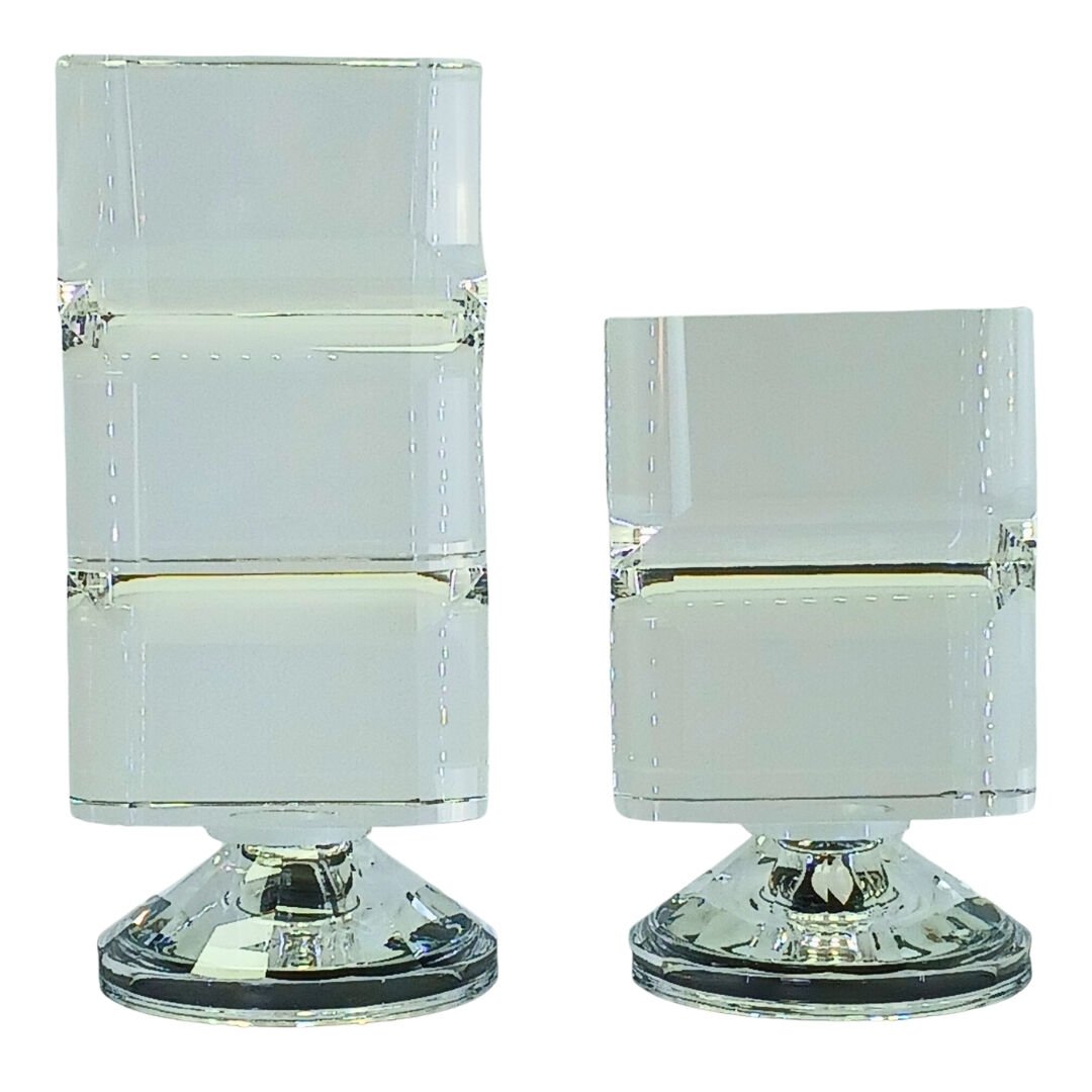 2li Set Kristal Obje 10x22cm