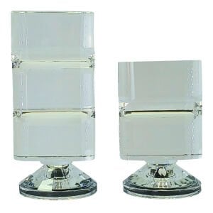 2li Set Kristal Obje 10x22cm