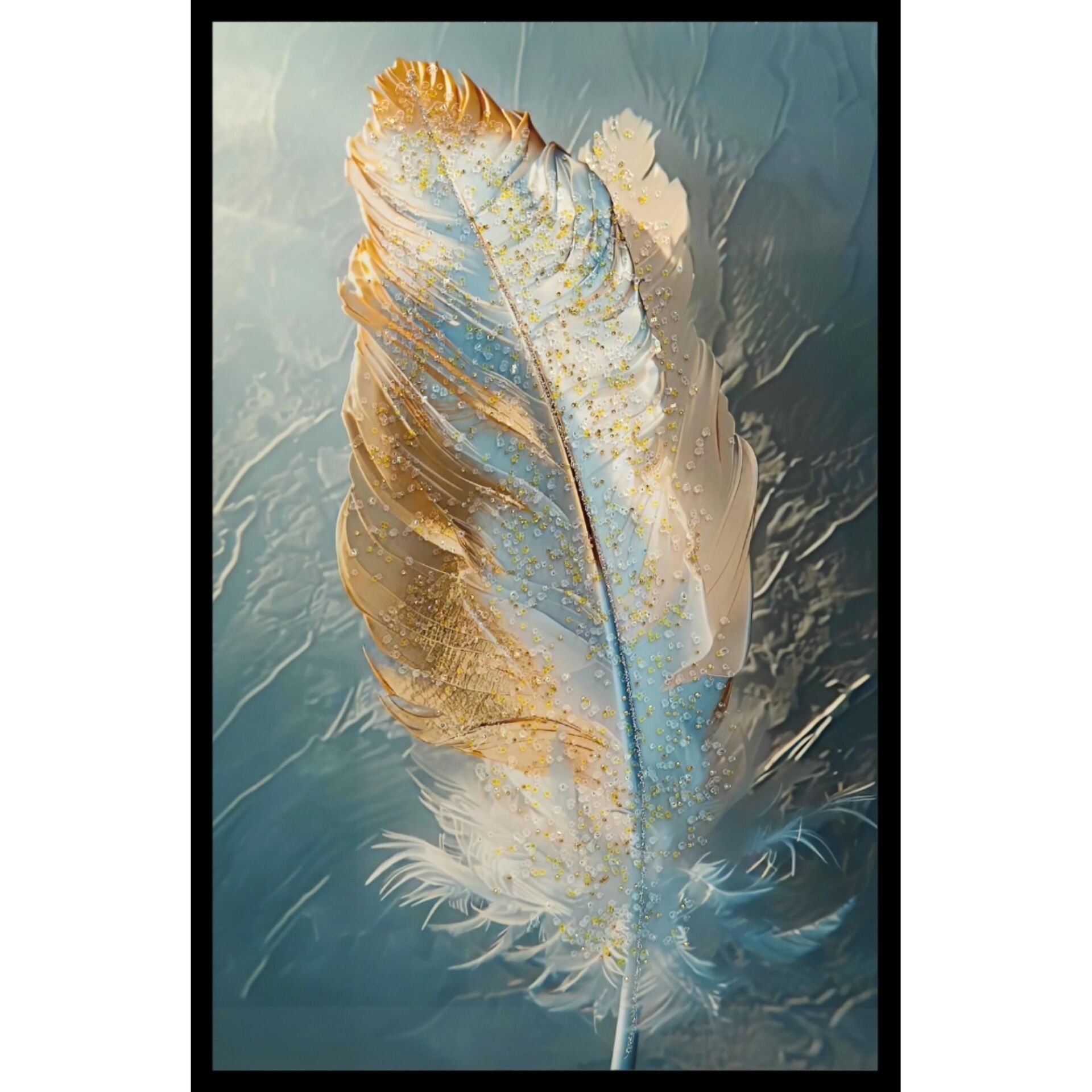 Epoksi Tüy Tablo 75x115cm