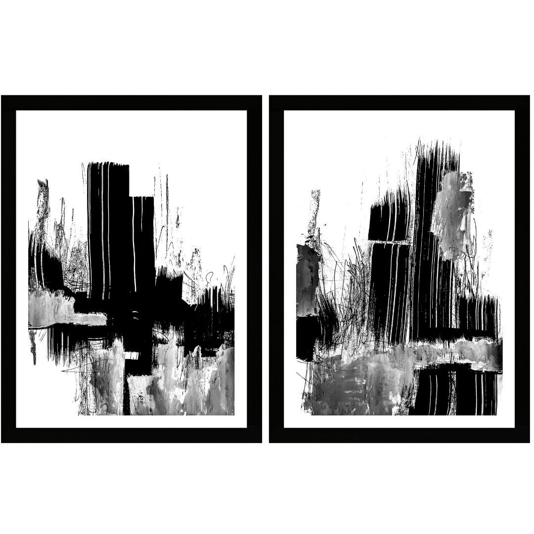 UV 2 li Set Soyut Tablo 80x120cm