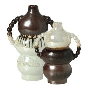 Seramik Soyut Vazo 25x32cm