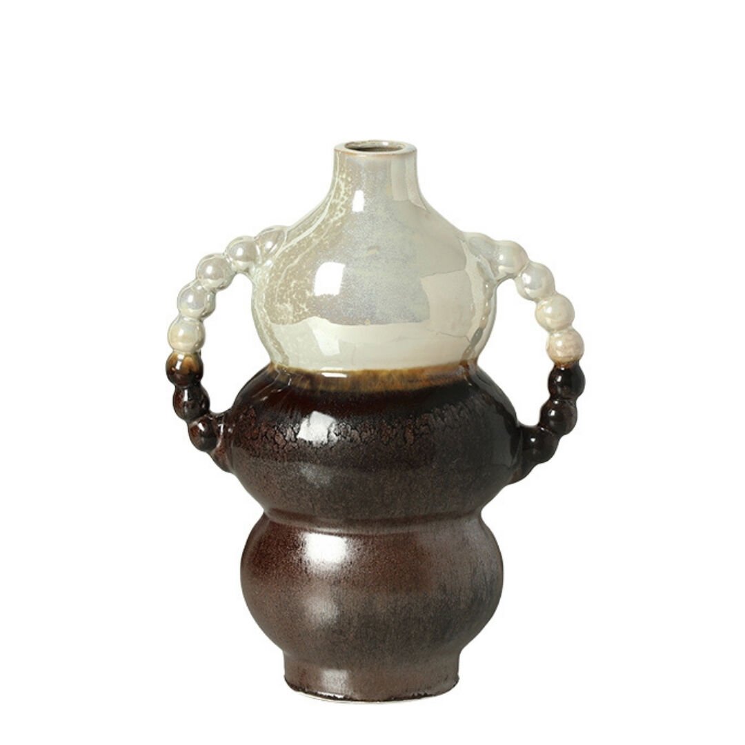 Seramik Soyut Vazo 25x32cm