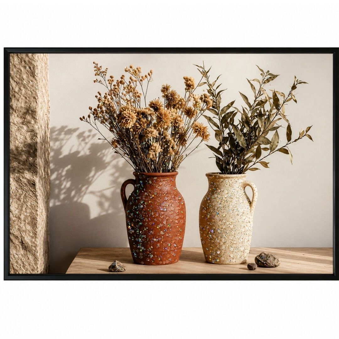 Epoksi Vazolar Tablo 75x115cm