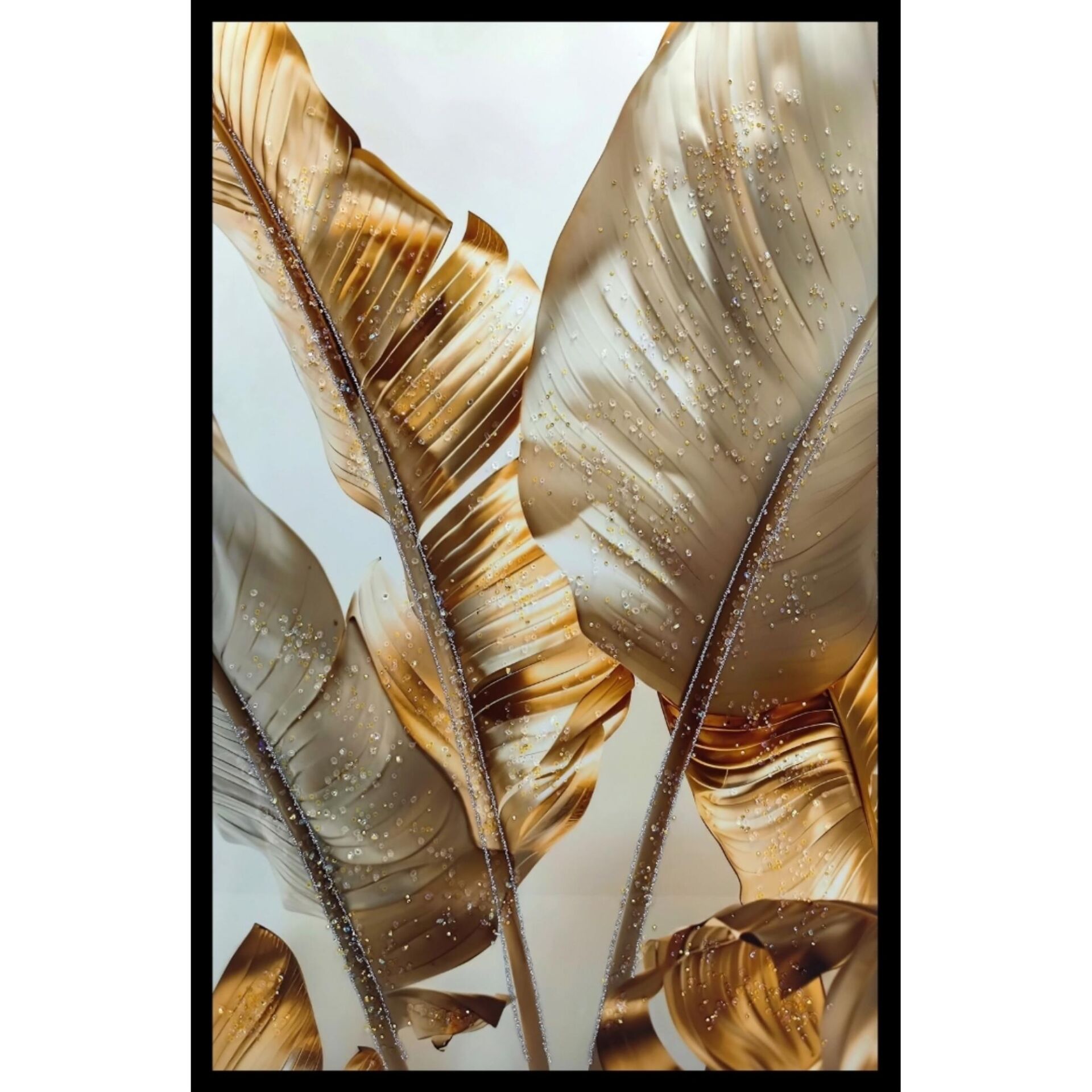 Epoksi Yaprak Tablo 75x115cm