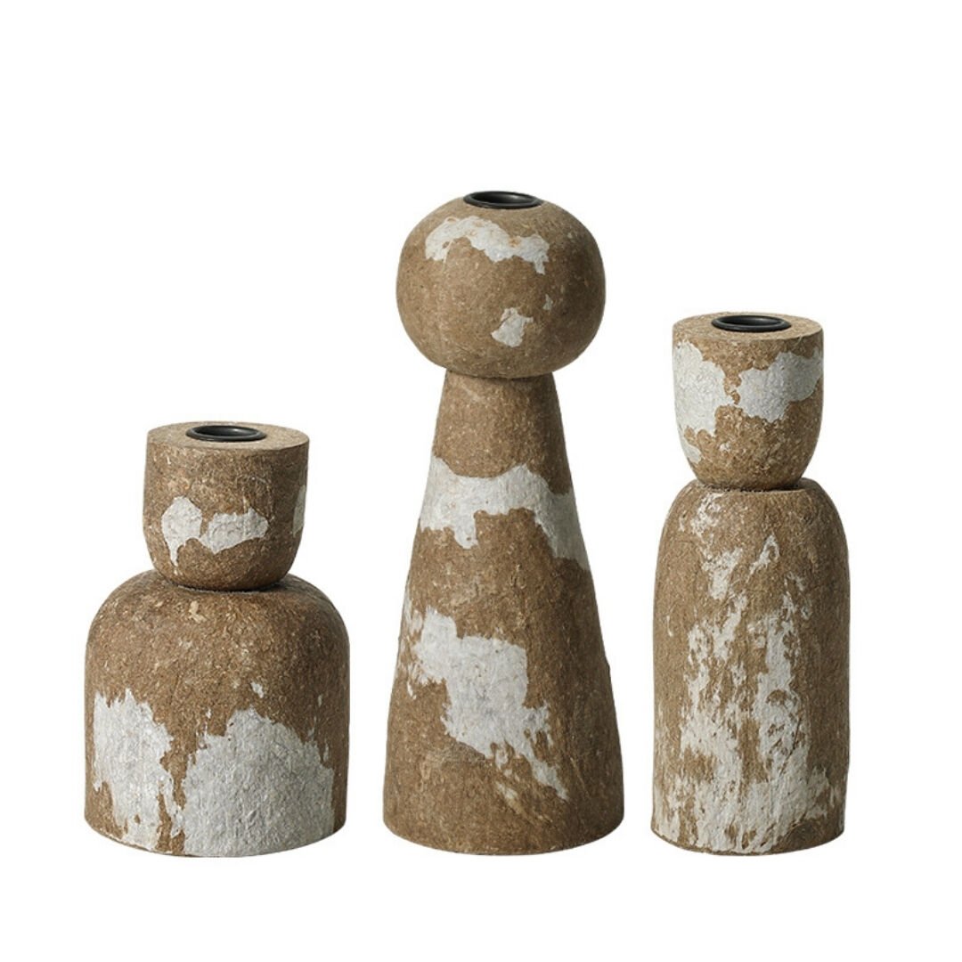 3lü Set Soyut Obje 10x25cm