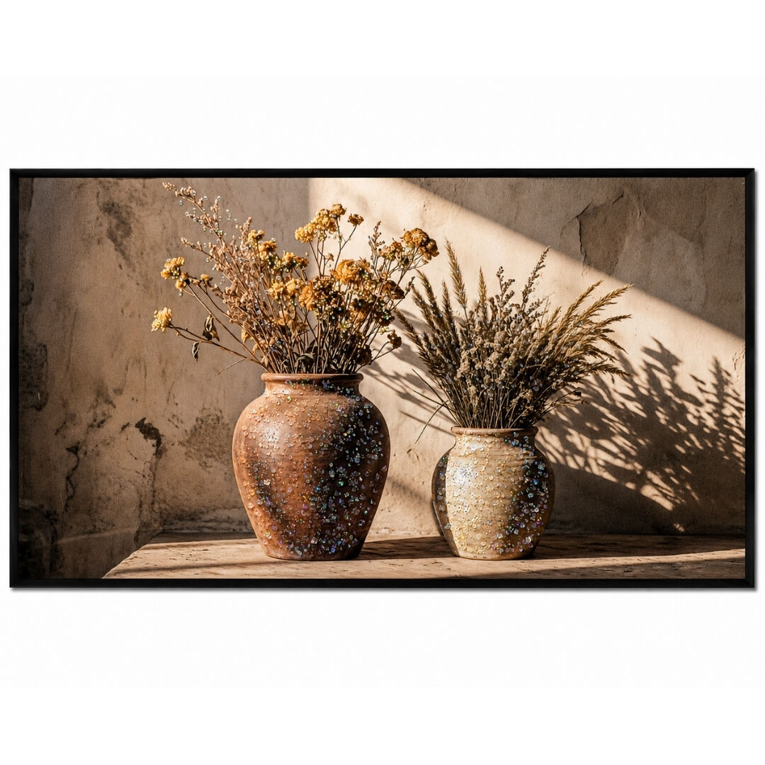 Epoksi Vazolar Tablo 75x145cm
