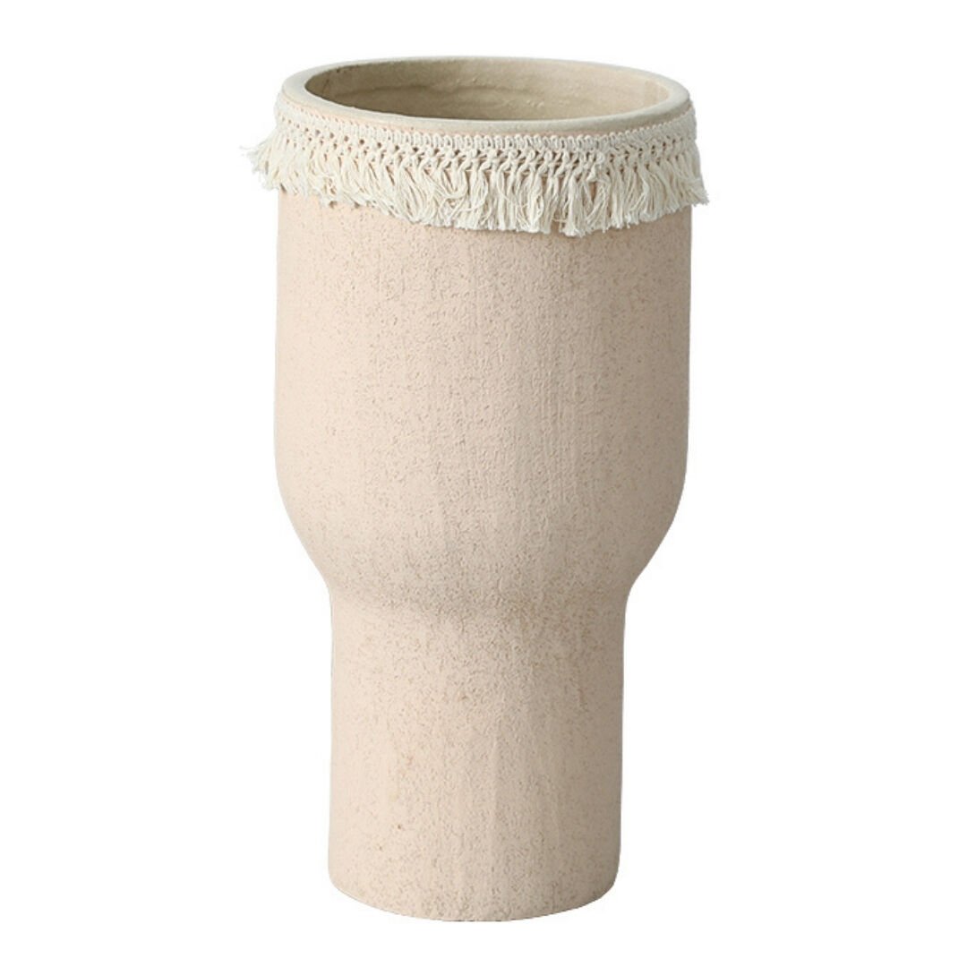 Püsküllü Vazo B.Boy 18x37cm