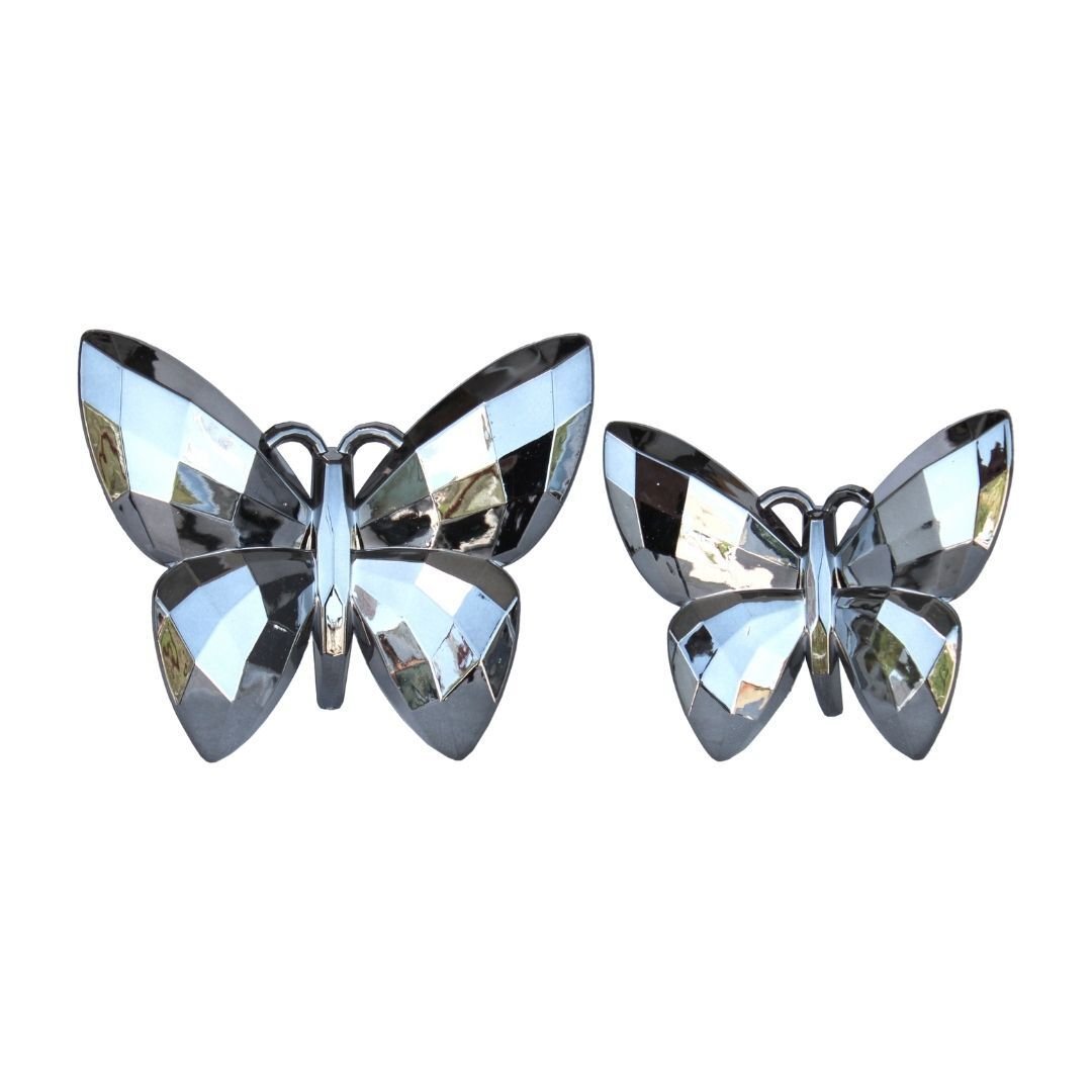 2li Set Kelebek Füme 11x14cm