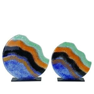 2li Set Füzyon Cam Obje 37x37cm