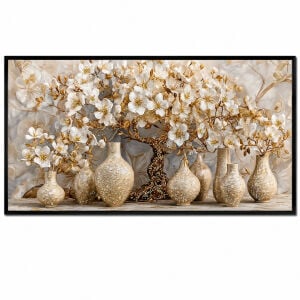 Epoksi Vazolar Tablo 75x145cm