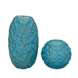 2li Set Cubic Vazo 19x34cm