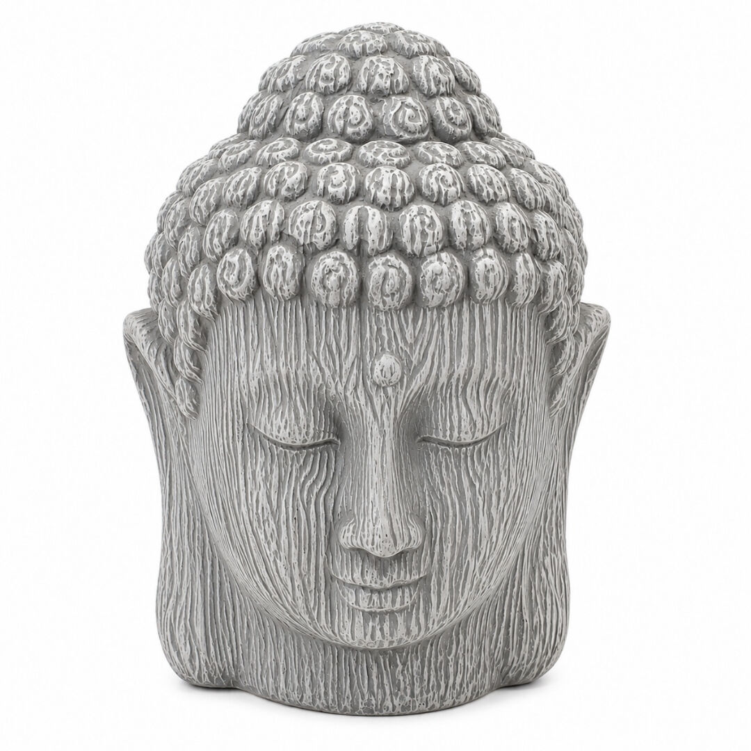 Buda Büst Taş Rengi 35x50cm