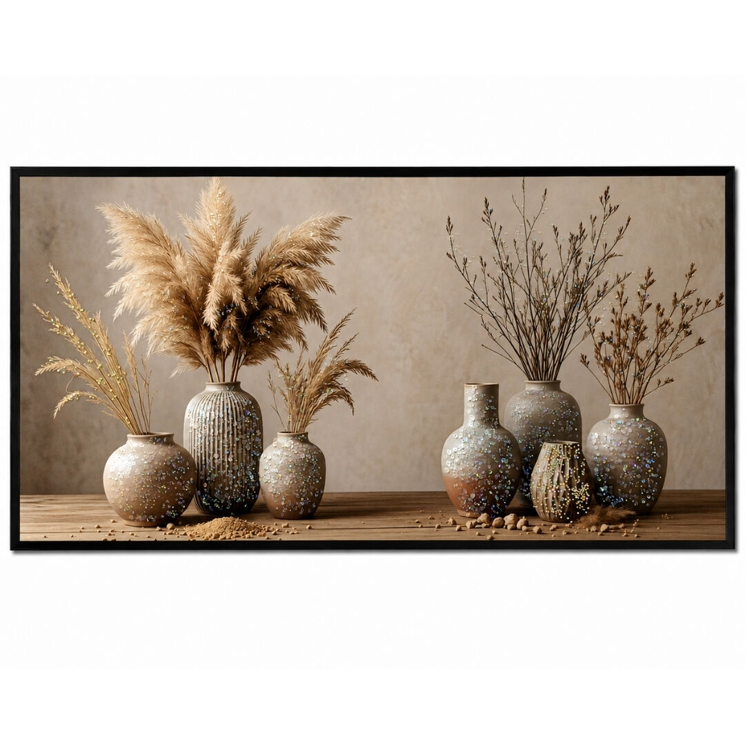 Epoksi Vazolar Tablo 75x145cm