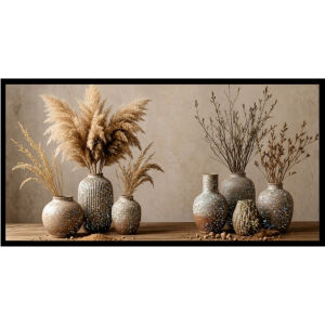 Epoksi Vazolar Tablo 75x145cm