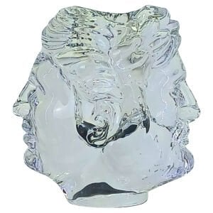 İnsan Figürlü Kristal Vazo 16x18cm