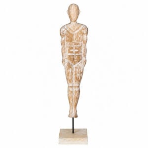 Ahşap Oyma Tribal Erkek 15x73cm