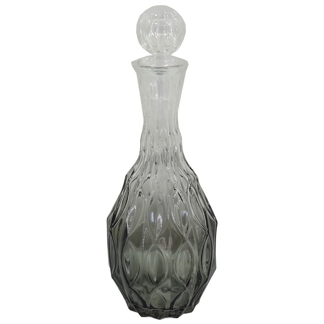 Cam Dekor Şişe Füme 13x35cm