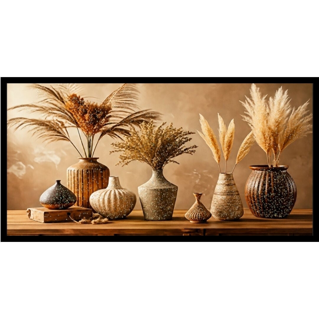 Epoksi Vazolar Tablo 75x145cm