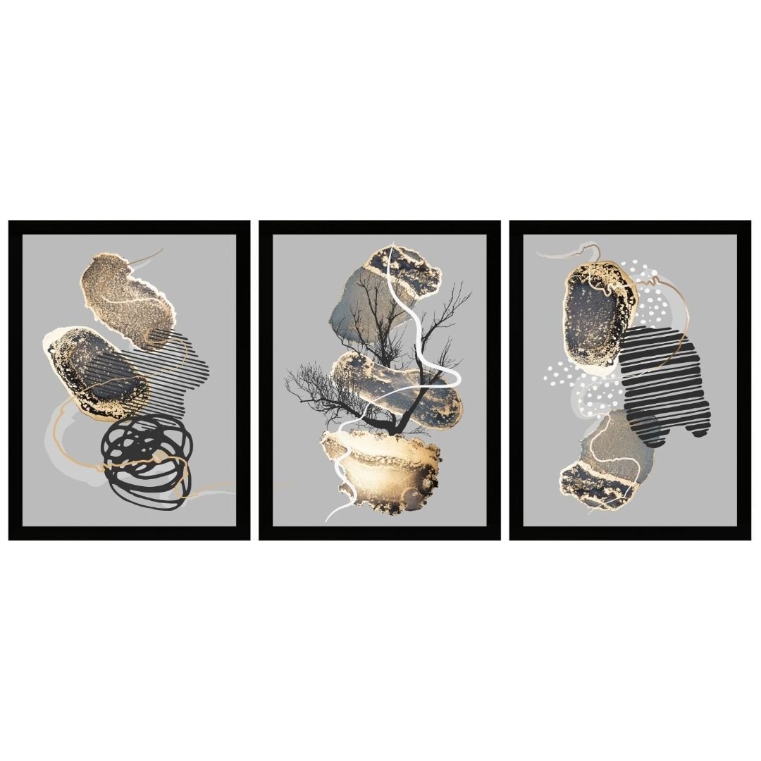 UV 3lü Set İskandinav Tablo 80x180cm