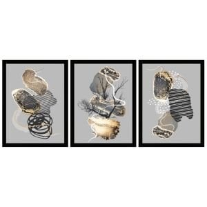 UV 3lü Set İskandinav Tablo 80x180cm