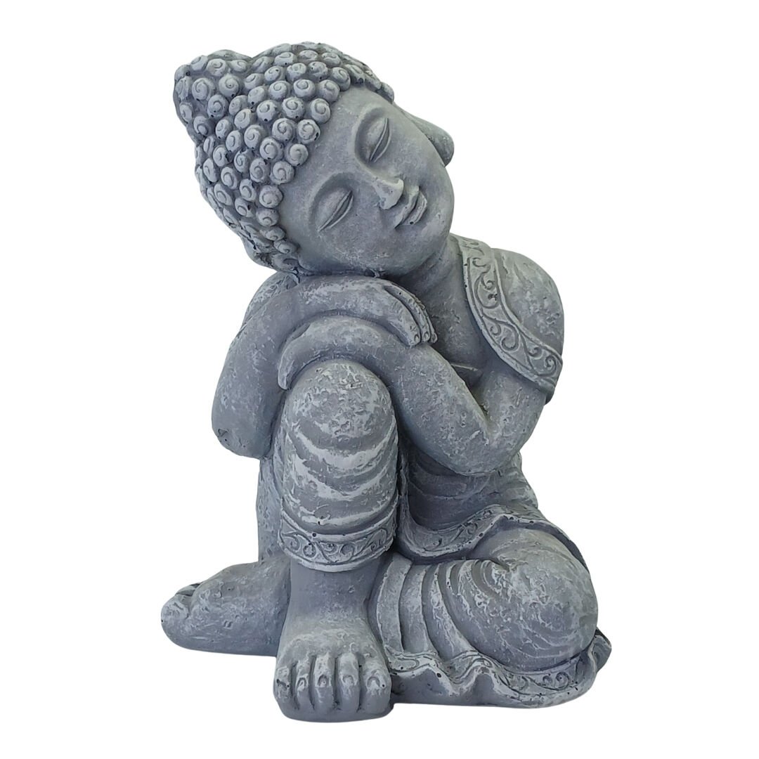 Oturan Buda Taş Rengi 25x33cm