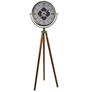 Çarklı Eskitme Tripot Saat 52x170cm
