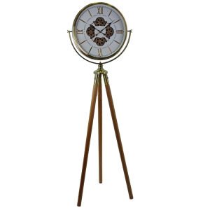 Çarklı Eskitme Tripot Saat 52x170cm