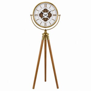 Çarklı Eskitme Tripot Saat 52x170cm