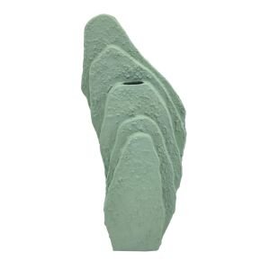 Dekoratif Kayaç Obje 19x42cm Yeşil