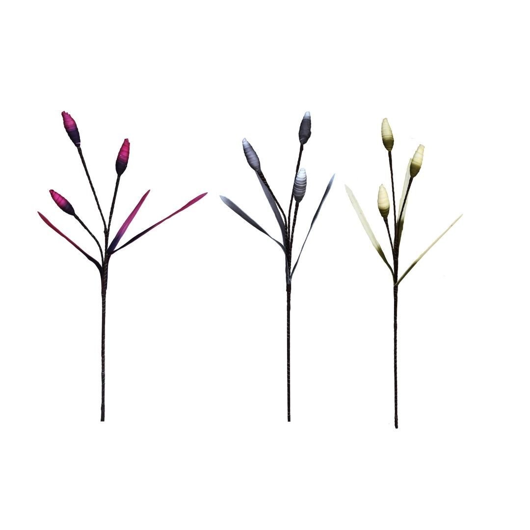 3 lü Jitan Latex Çiçek 40x110cm