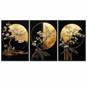 3lü Set Japan Epoksi Tablo 80x180cm