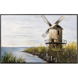 Değirmen Rölyef Tuval Tablo 80x120cm