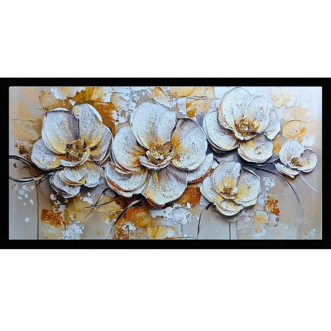 Epoksi Nilüfer Tablo 75x145cm