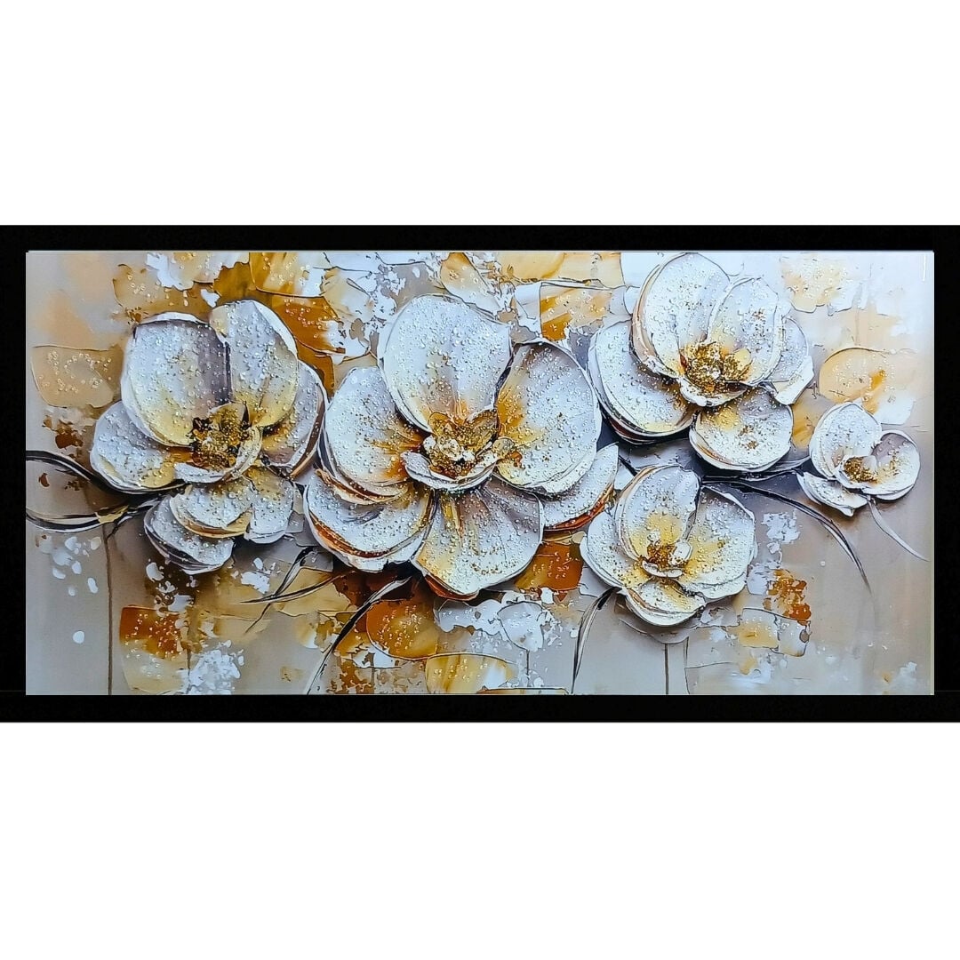 Epoksi Nilüfer Tablo 75x145cm