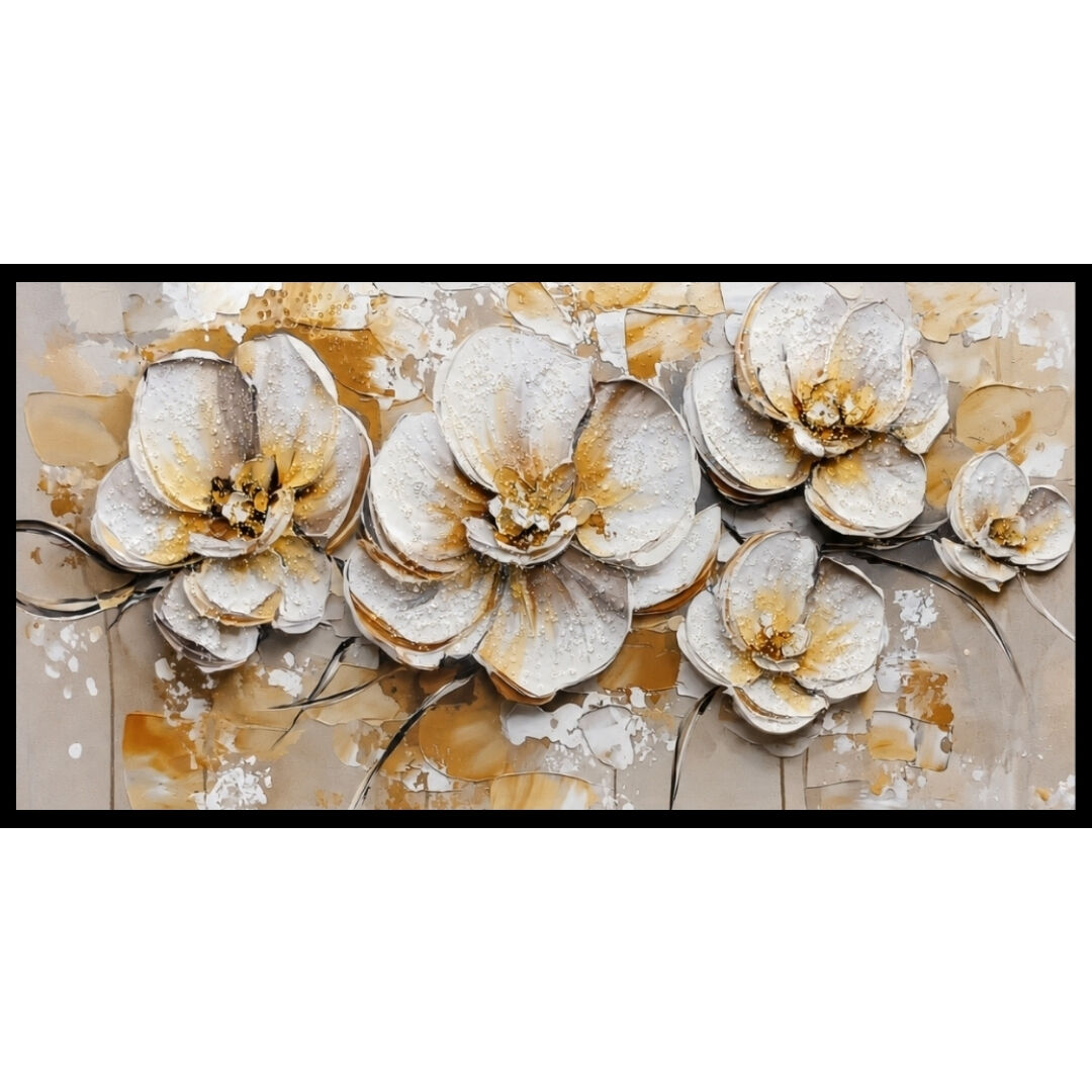 Epoksi Nilüfer Tablo 75x145cm