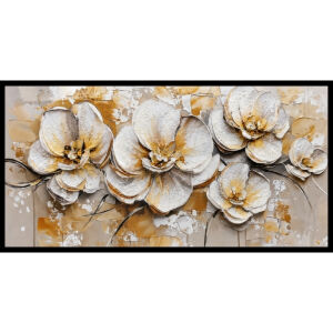 Epoksi Nilüfer Tablo 75x145cm