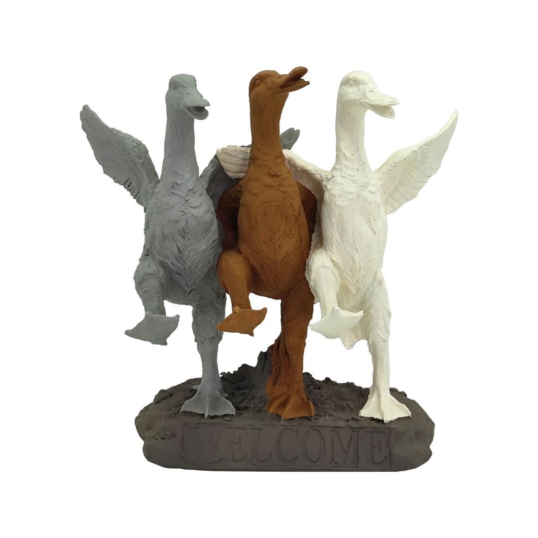 Halay Çeken Ördekler Vizon 28x29cm