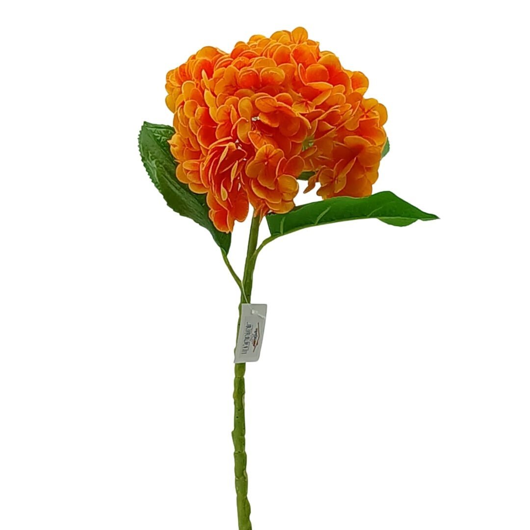 Ortanca Çiçek Turuncu 50cm