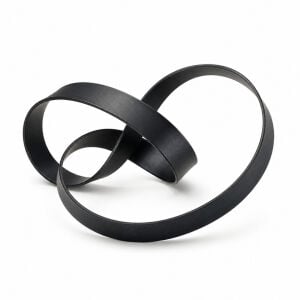 Siyah Metal Düğüm Obje-2 10x24cm